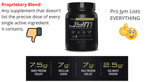 Pro Jym Protein powder
