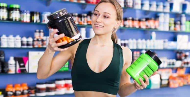 Women with creatine supplement