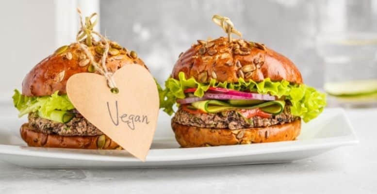 2 Vegan Hamburgers