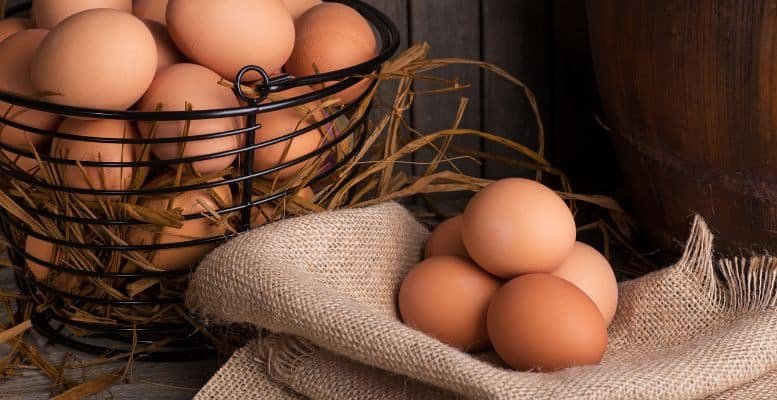 eggs in basket