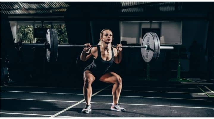 Women squatting